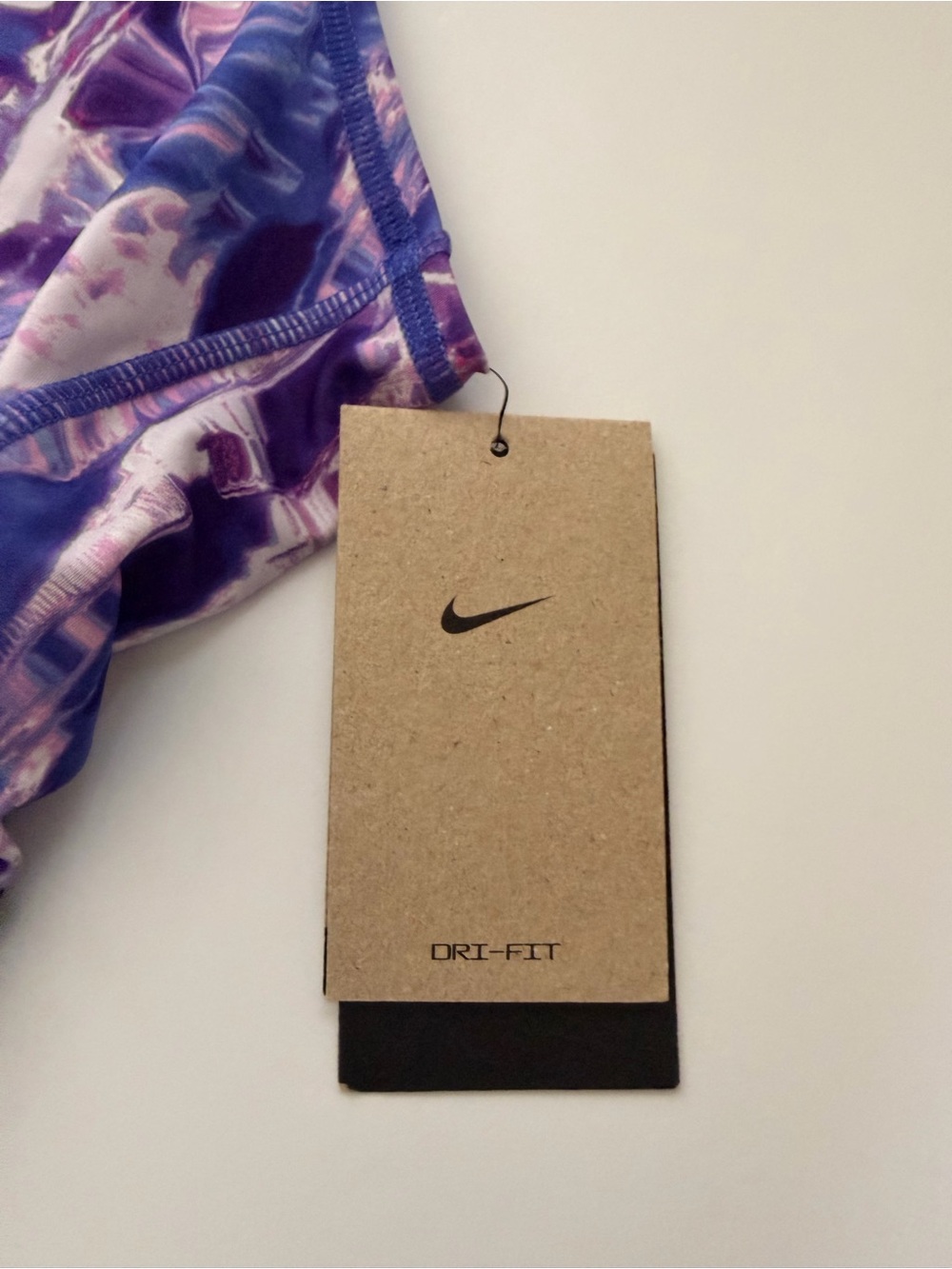 Nike Pro Purple and Pink Dry-Fit Racerback Sports Bra - Picture 6 of 7